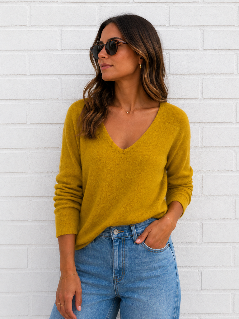 Pull Aude - moutarde