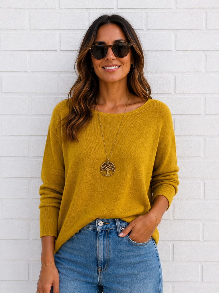 Pull Nina - moutarde