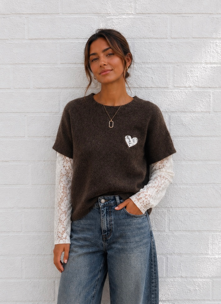 Pull Sandra - chocolat