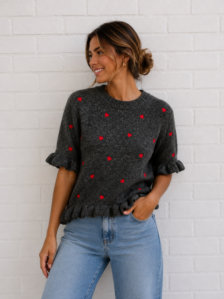 Pull Georgia - gris foncé
