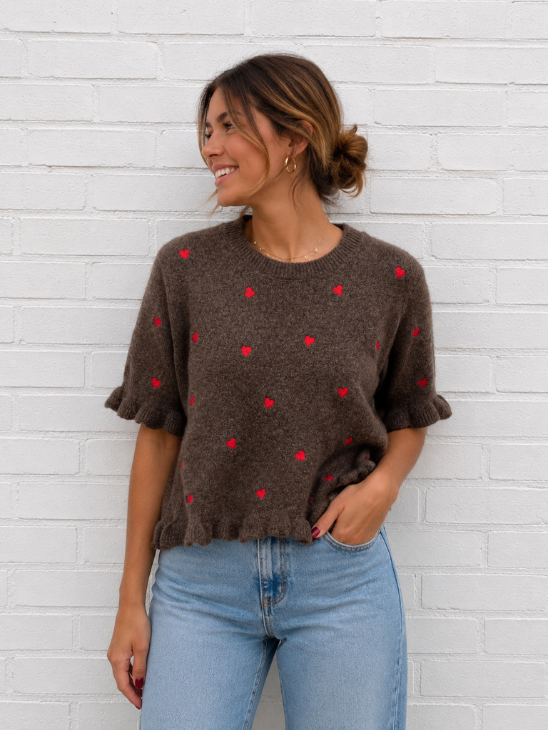 Pull Georgia - chocolat