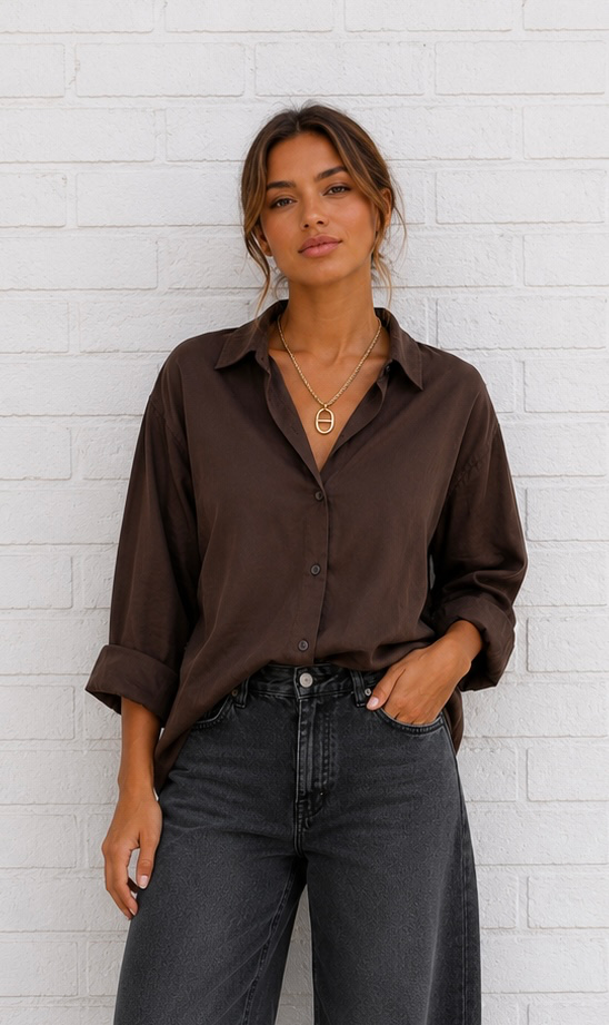 Chemise Ruby - chocolat