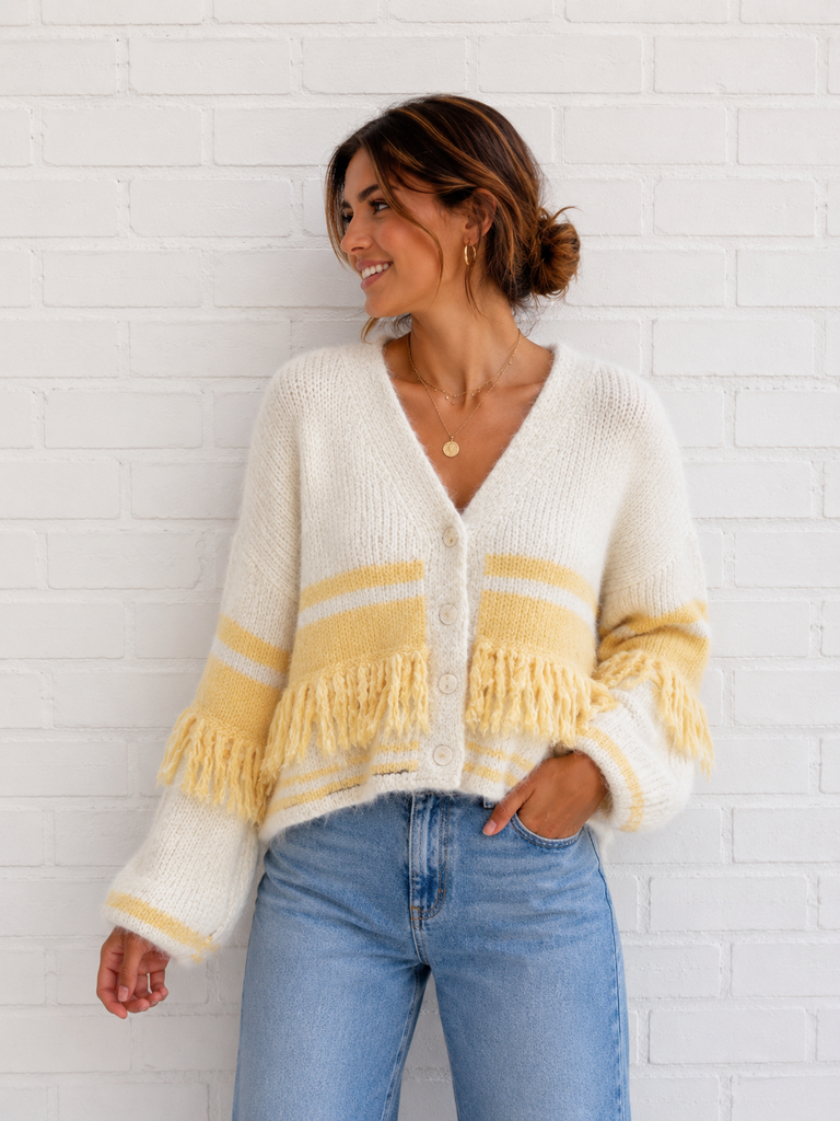 Gilet Nicole - jaune