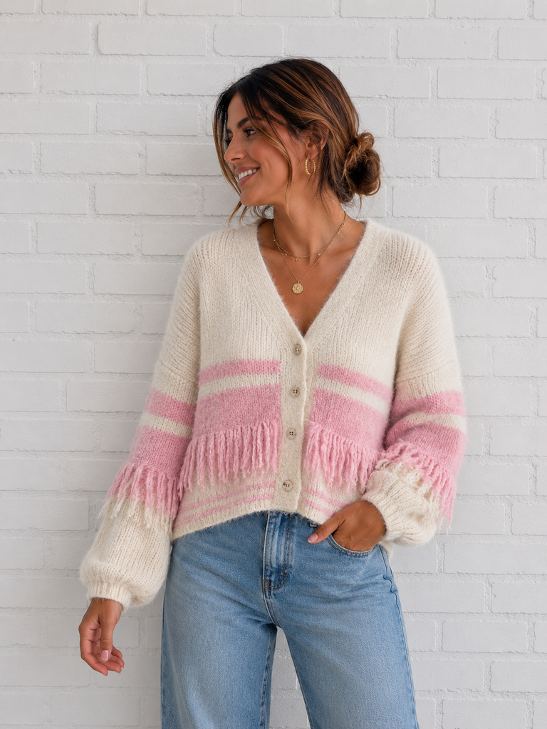 Gilet Nicole - rose