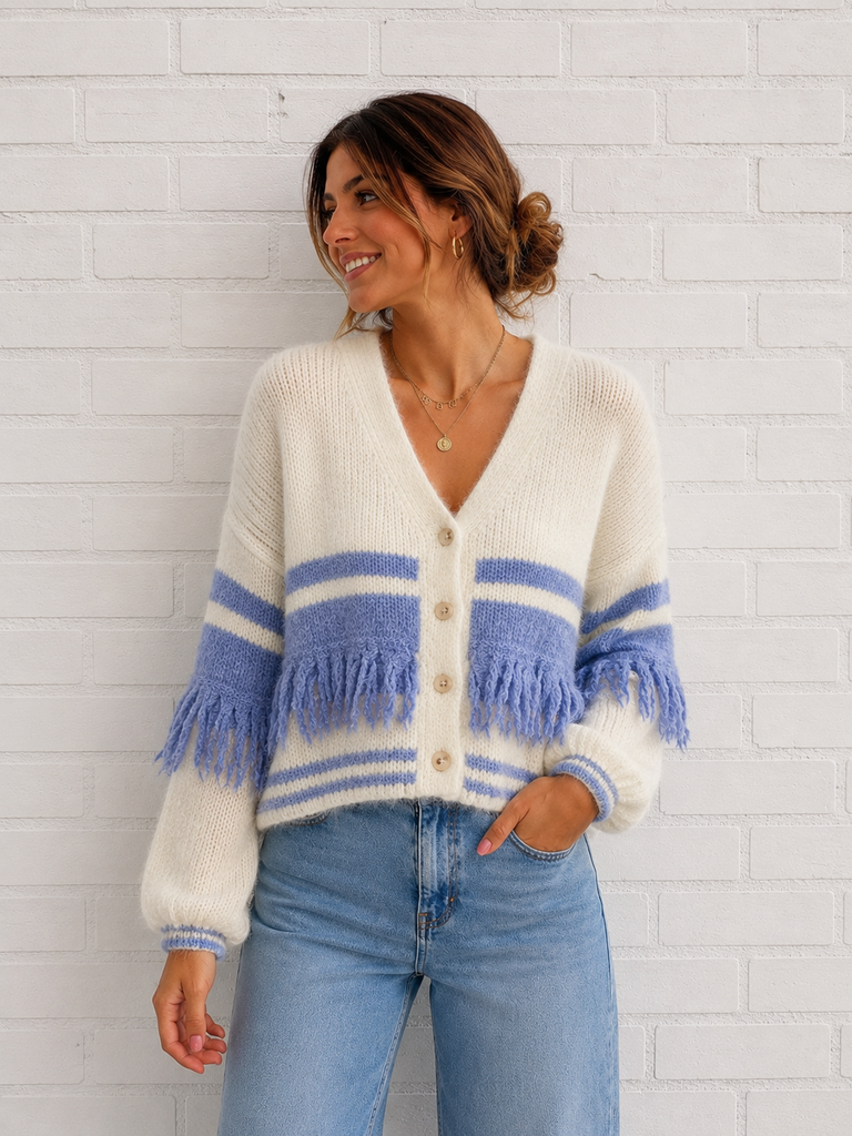 Gilet Nicole - bleu