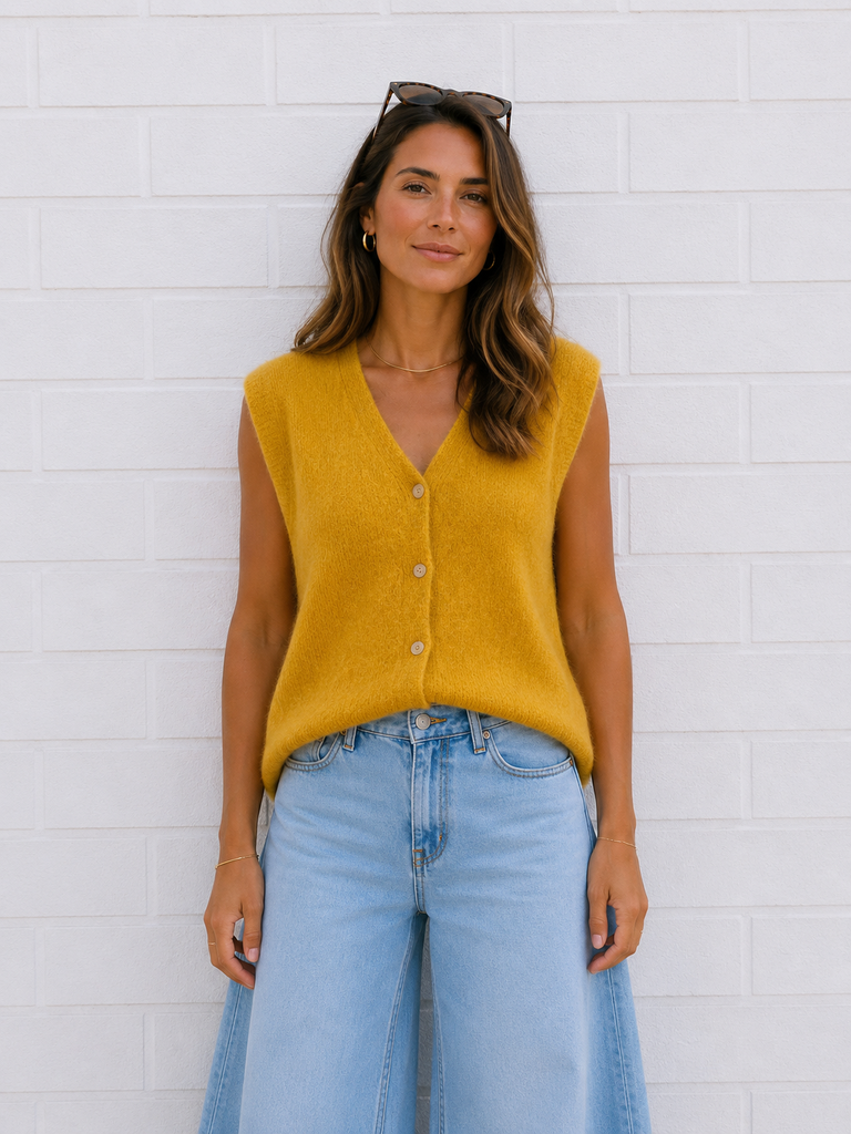 Gilet Loane - moutarde
