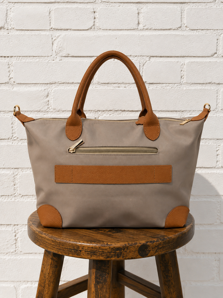 Sac Léonie grand  - taupe