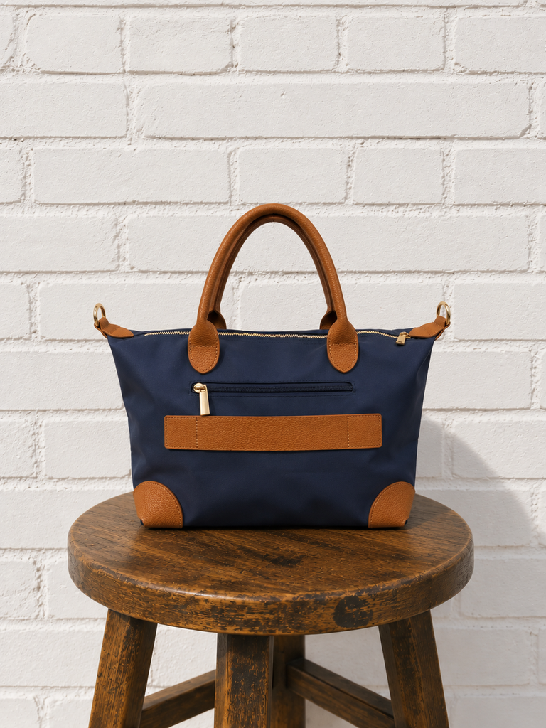 Sac Léonie moyen - bleu marine