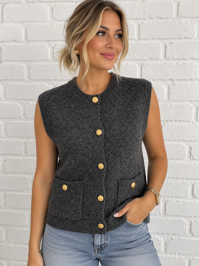 Gilet Louise - gris