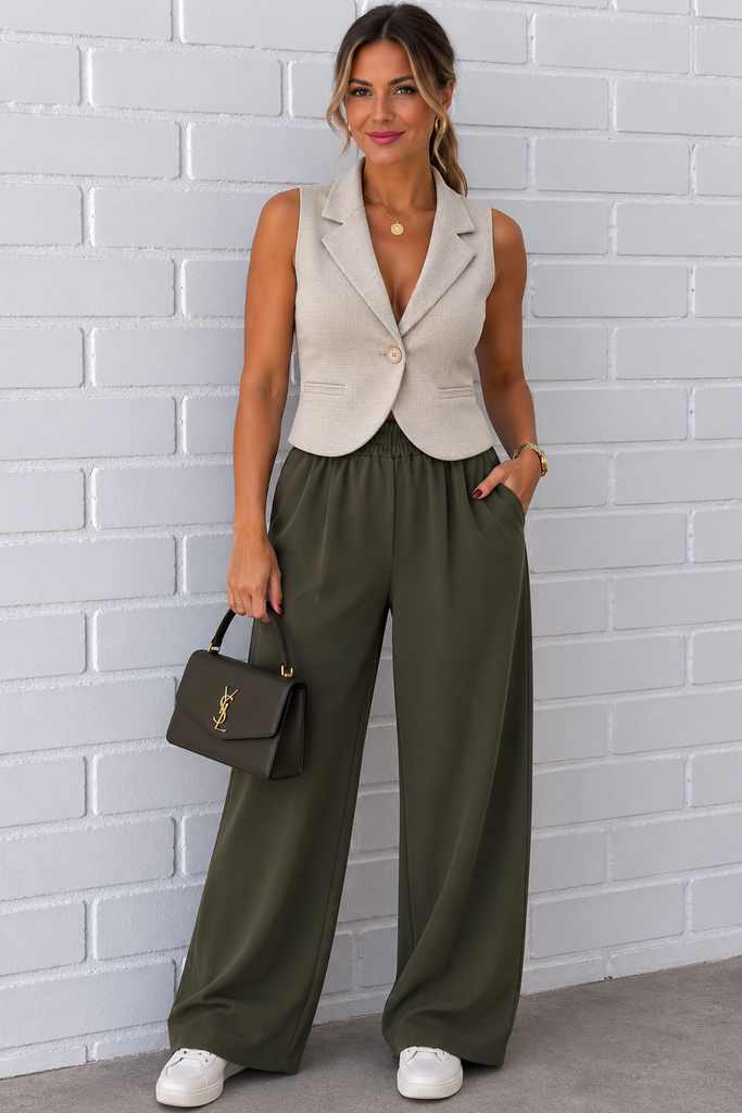 Pantalon Noah - kaki