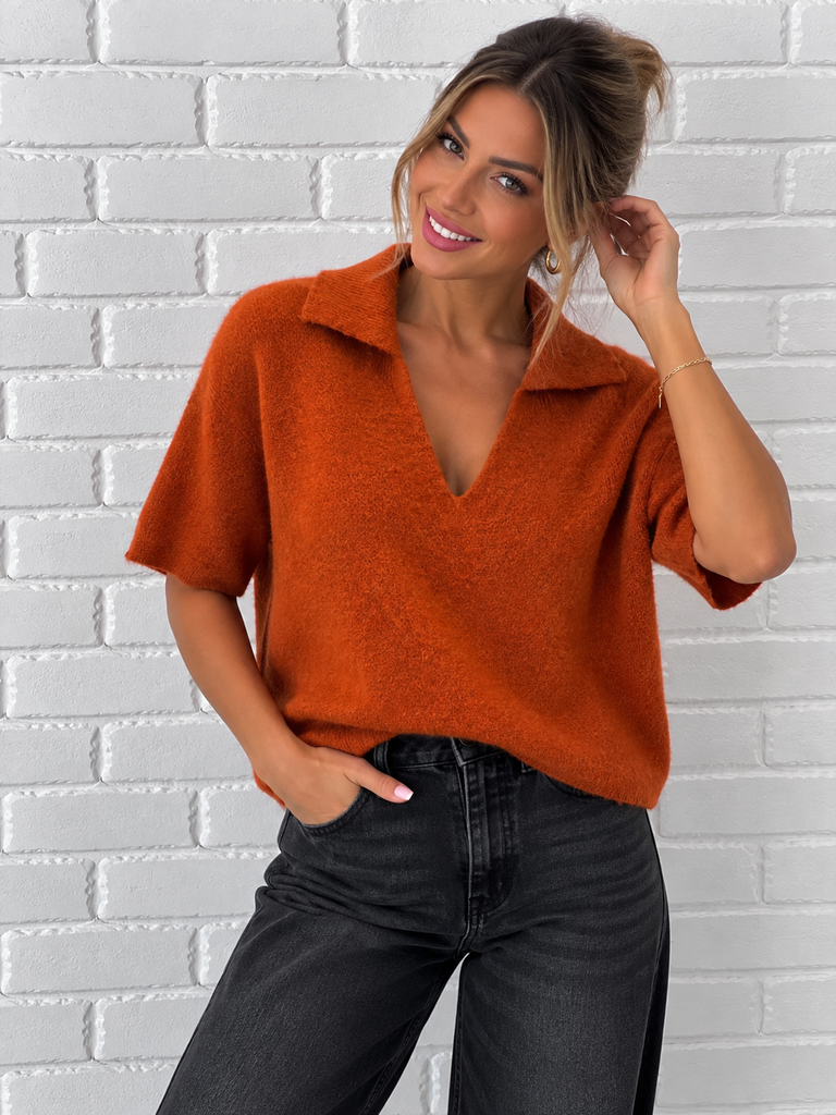 Pull Estelle - brique