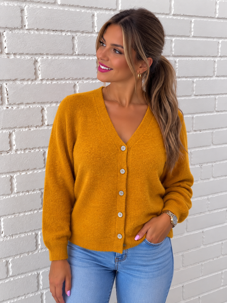 Gilet Angela - moutarde