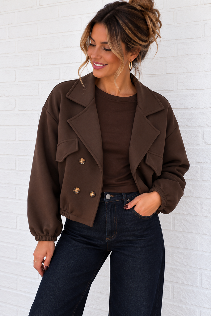 Veste Audrey - chocolat