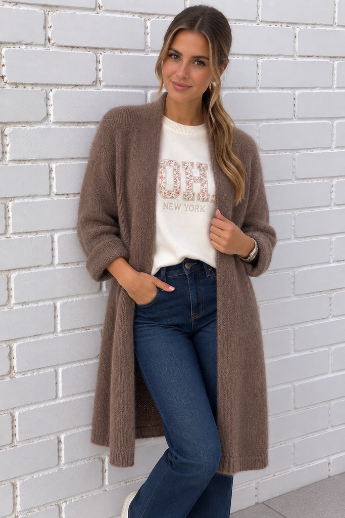 Gilet Odile - taupe