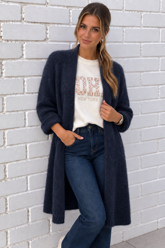 Gilet Odile - bleu marine