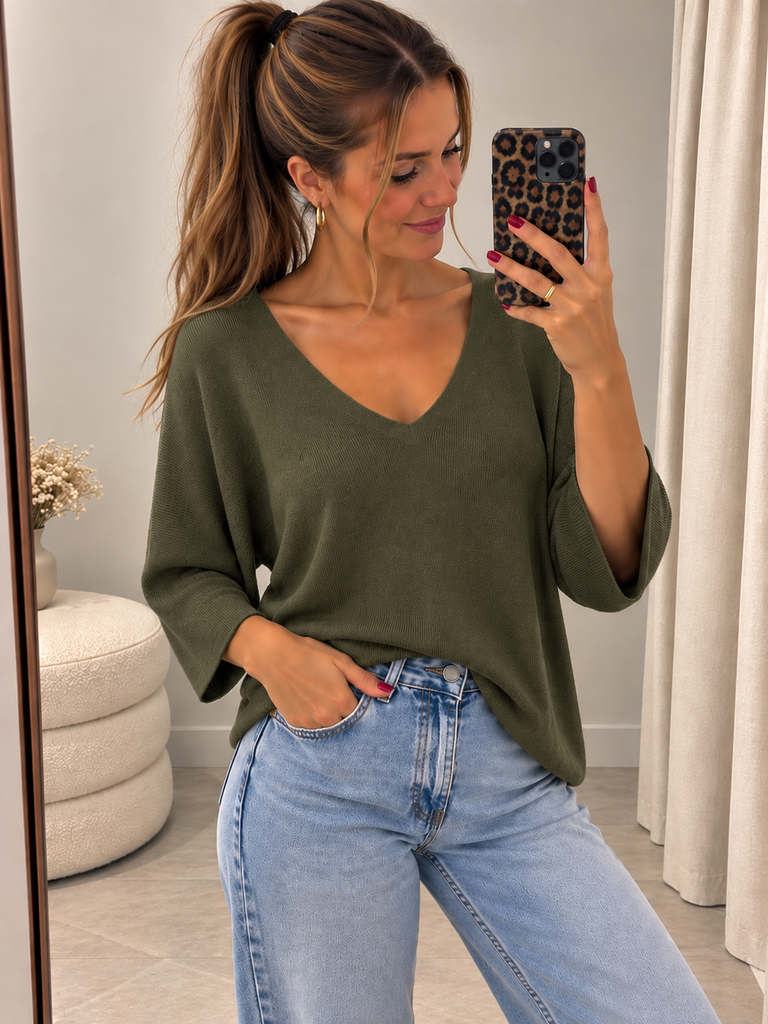 Blouse Shanna - kaki