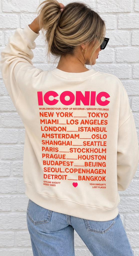 Sweat Iconic - crème