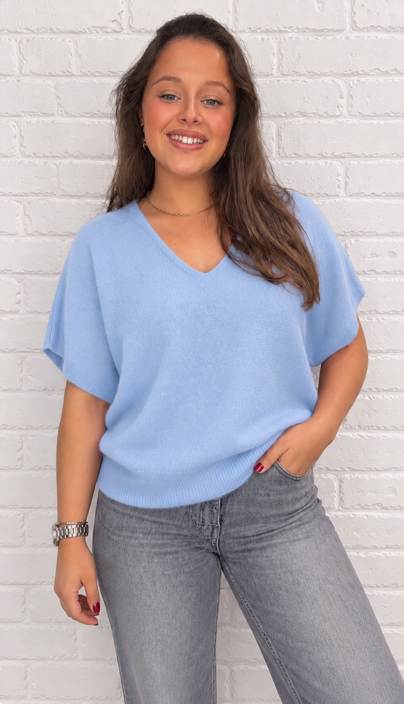 Pull Zoé - bleu ciel