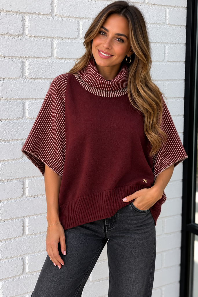 Pull Patricia - bordeaux