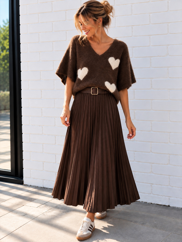 Jupe Roxanne - chocolat