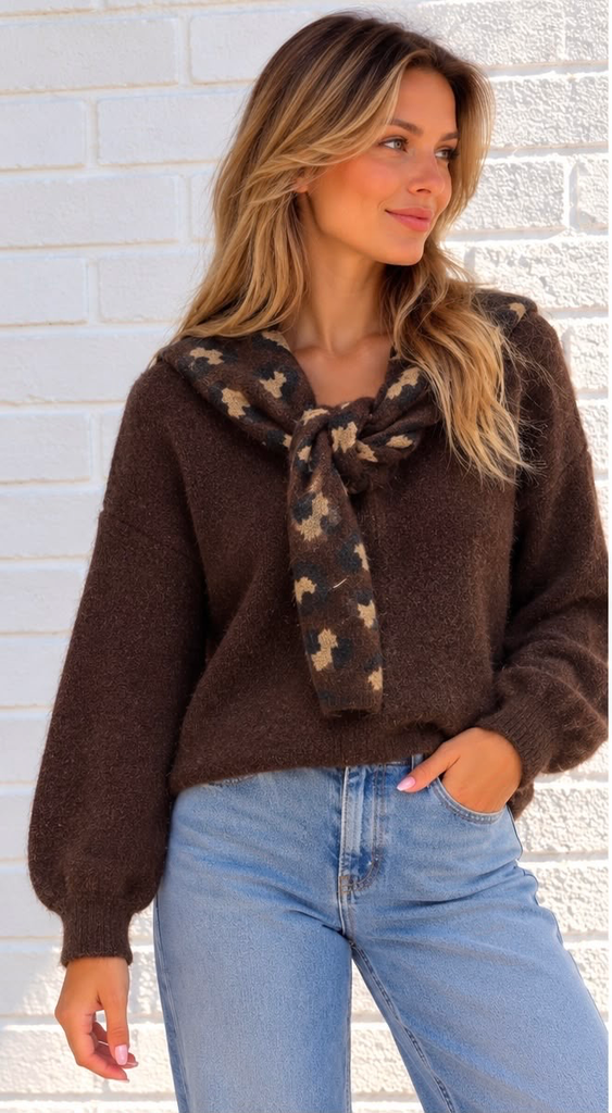 Pull Lara - chocolat