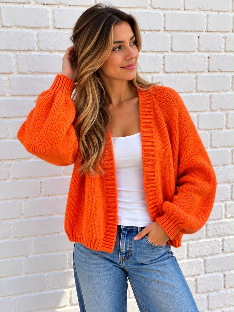 Gilet Eugenia- orange fluo