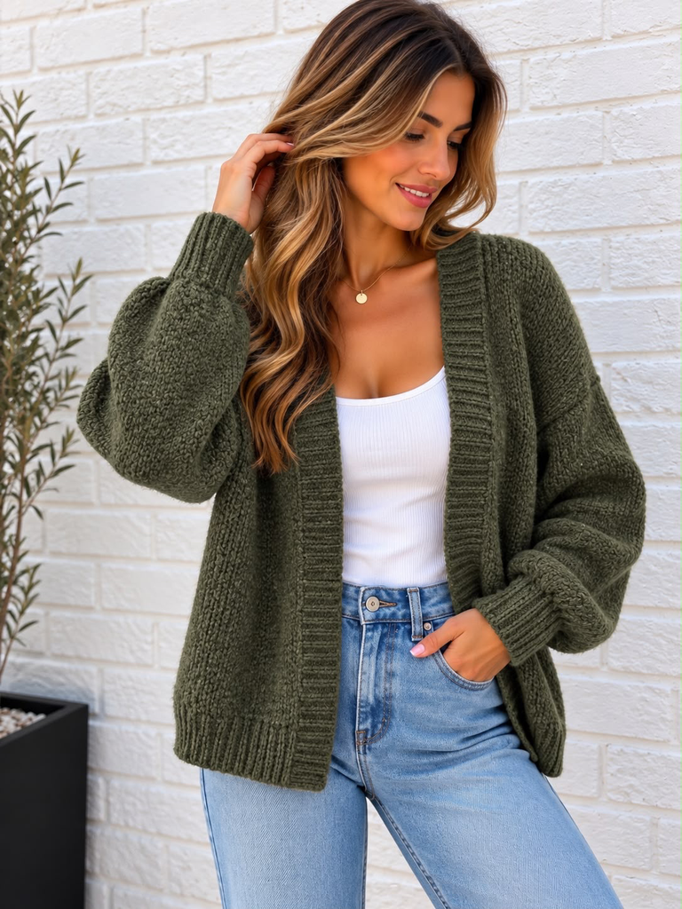 Gilet Eugenia - kaki
