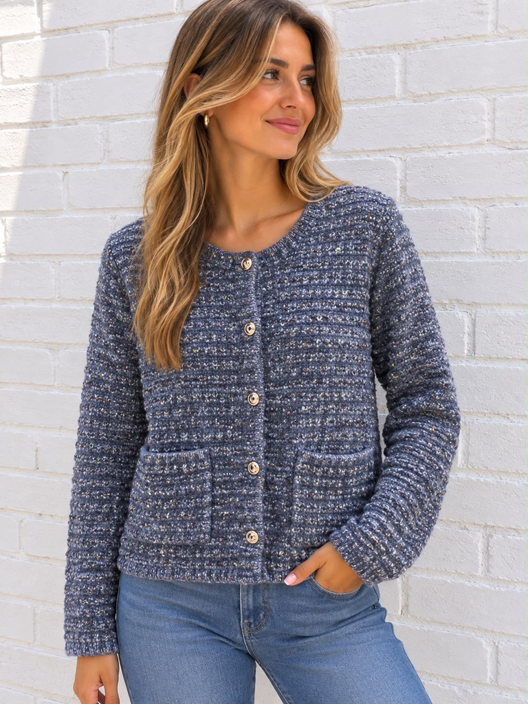 Veste Oriana - bleue