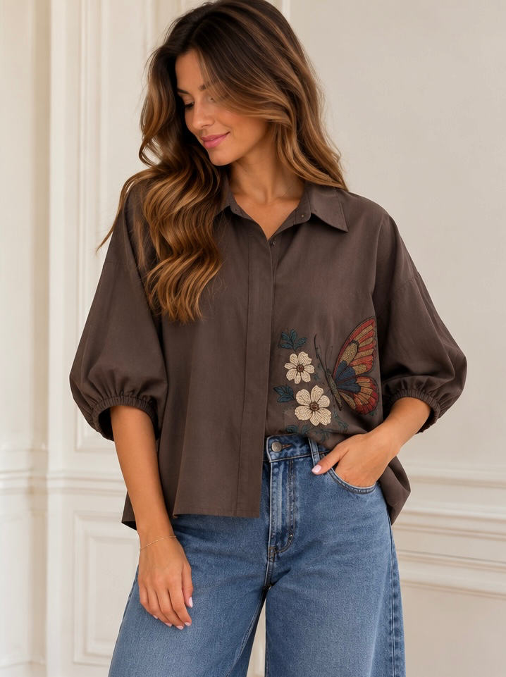 Chemise Marcella - chocolat