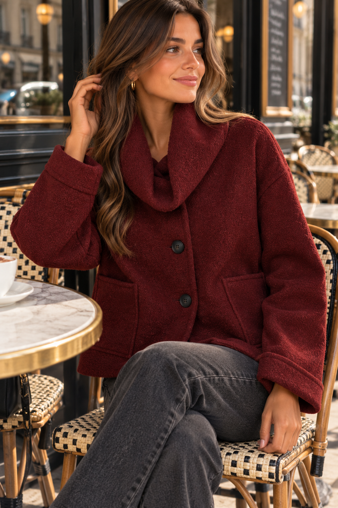 Veste Amanda - bordeaux
