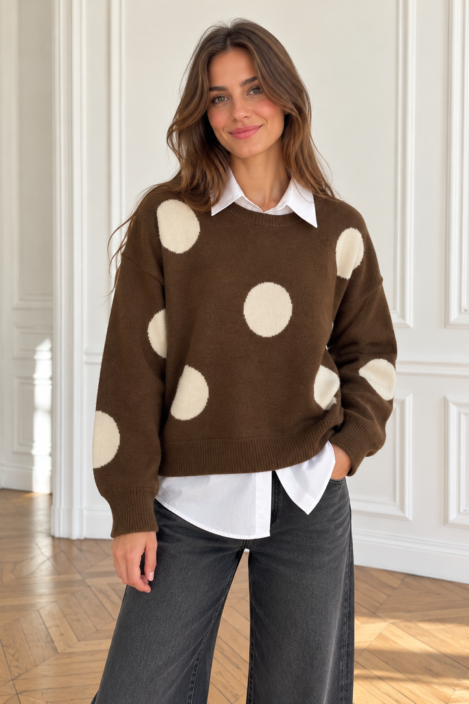 Pull Flavia - chocolat