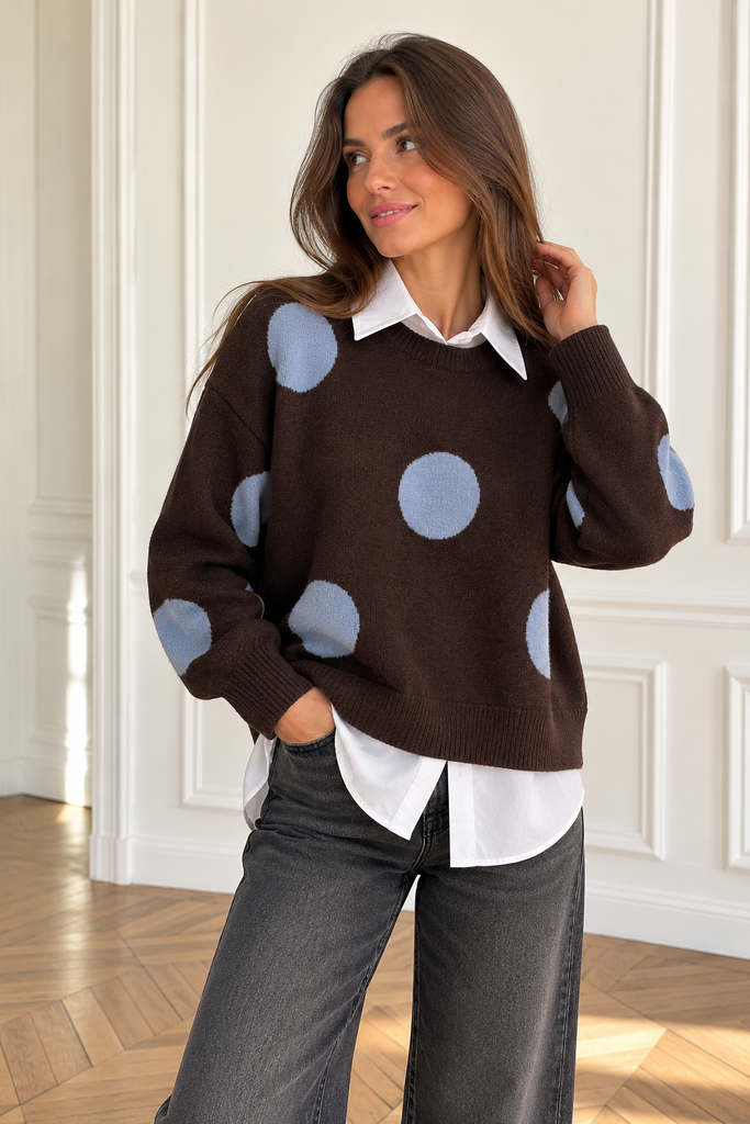 Pull Flavia - bleu