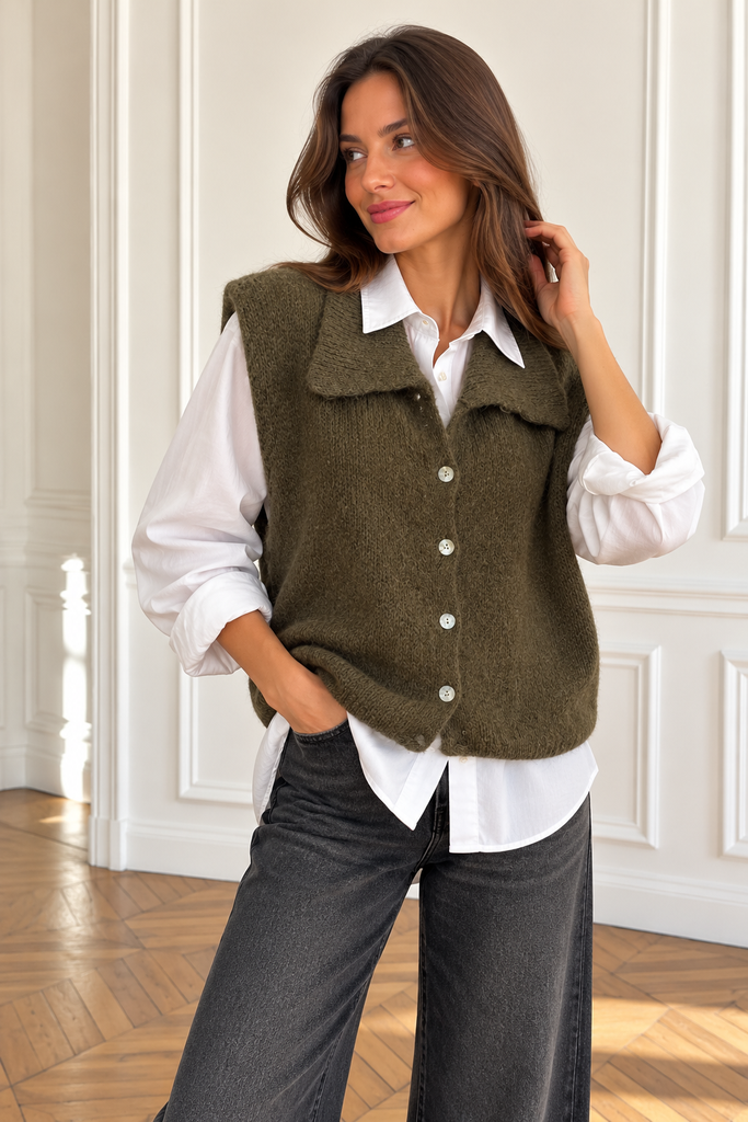 Gilet Garcia - kaki