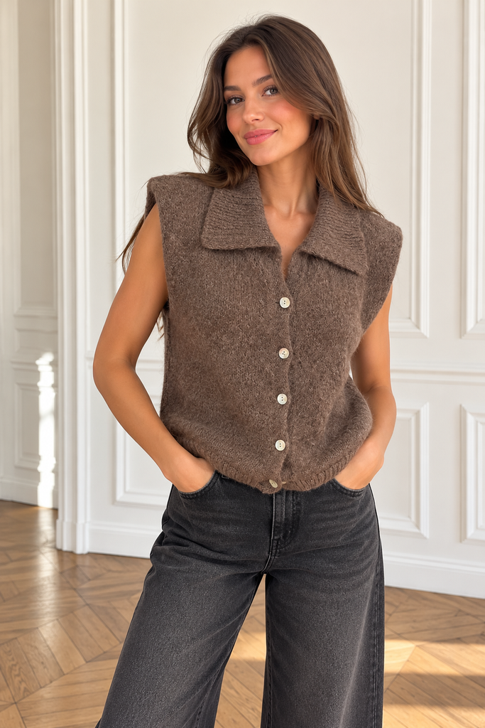 Gilet Garcia - taupe