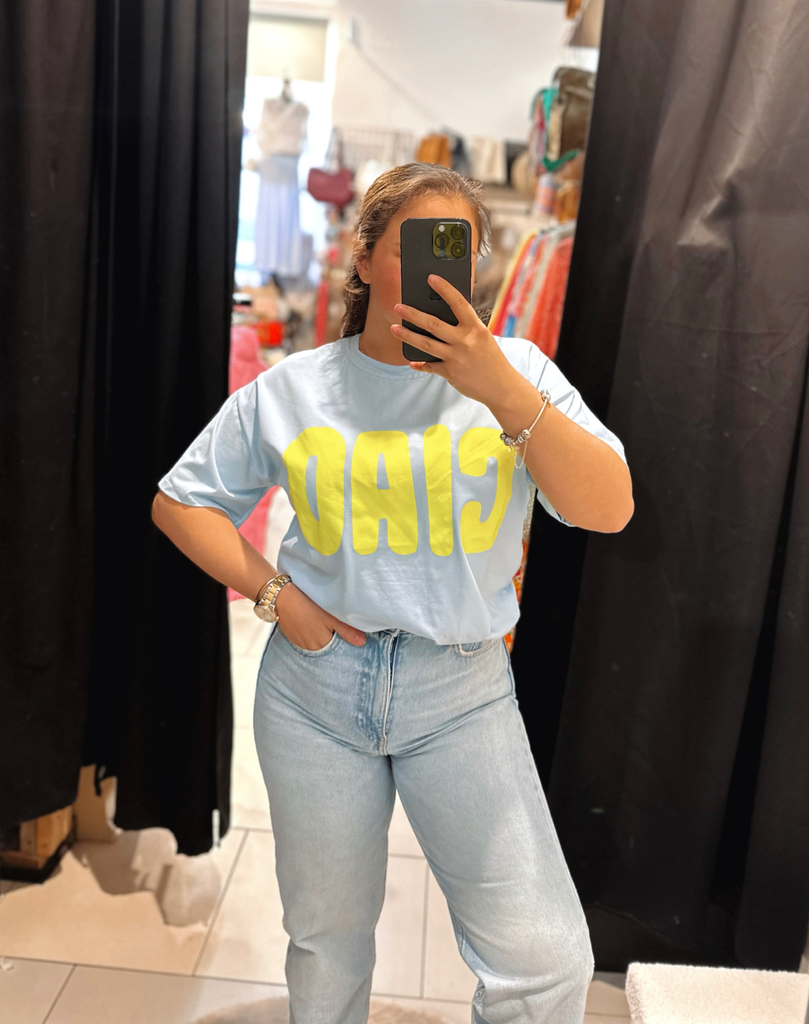 T-shirt CIAO bleu