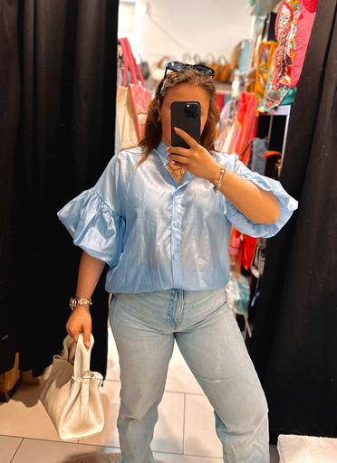 Chemise Carla bleue