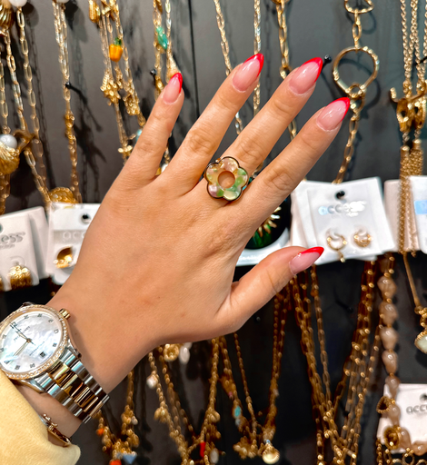 Bague fleur 
