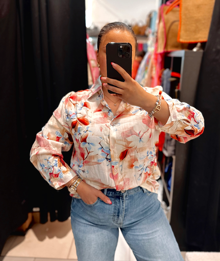 Chemise fleurie 