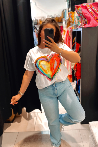 T-shirt cœur 