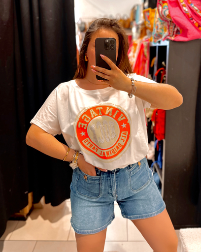 T-shirt vintage orange 