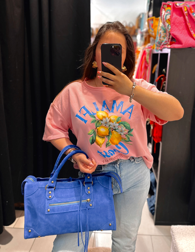T-shirt Amalfi rose 