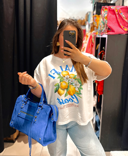 T-shirt Amalfi blanc