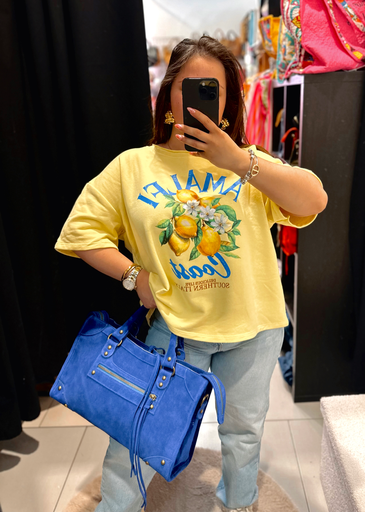 T-shirt Amalfi jaune 