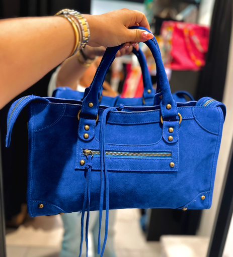 Sac gaga bleu électrique 