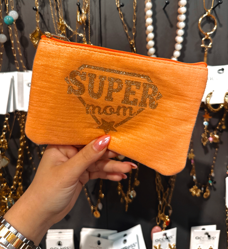 Pochette super mom orange 