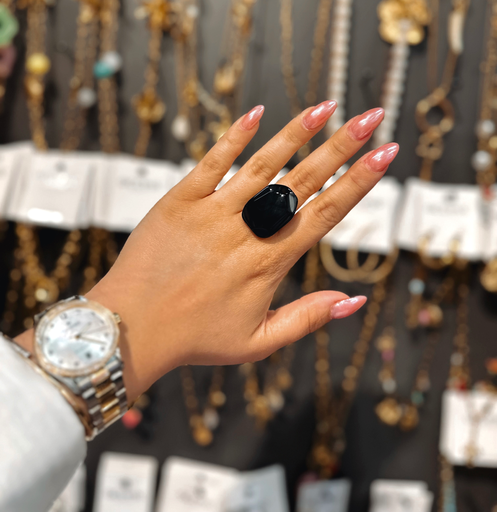 Bague noire 