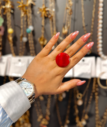 Bague rouge