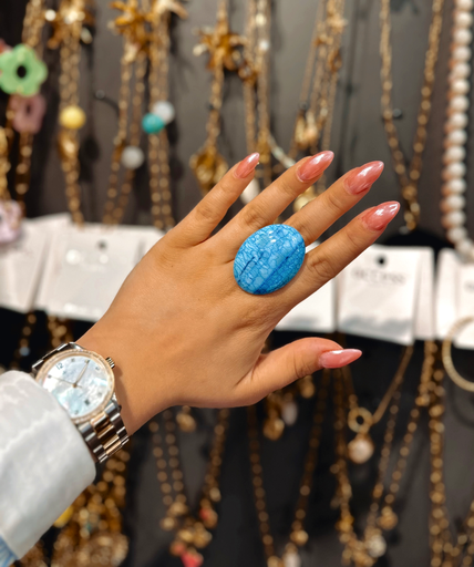 Bague bleue