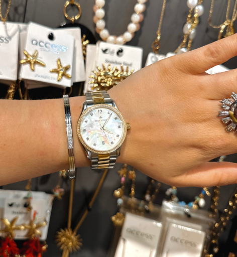 Jonc strass argenté