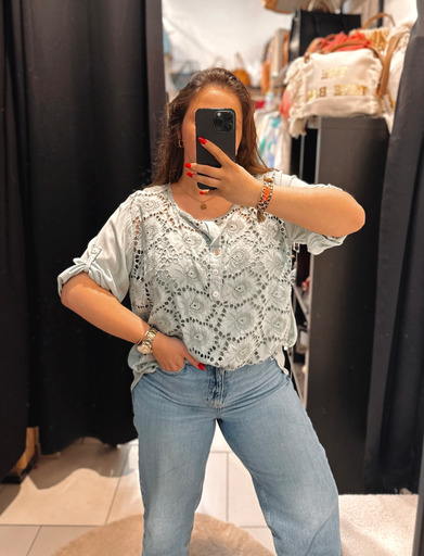 Blouse Églantine kaki 